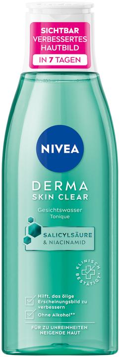 Actual product image NIVEA Derma Skin Clear Facial Toner (Tonic water, 200 ml)