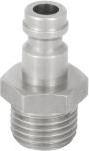 Produktbild Rs Pro Pneumatische Schnellsteckkupplung Messing, G1/4 Stecker, Mit Gewinde Camozzi, Legris, Rectus (Rohrkupplung)