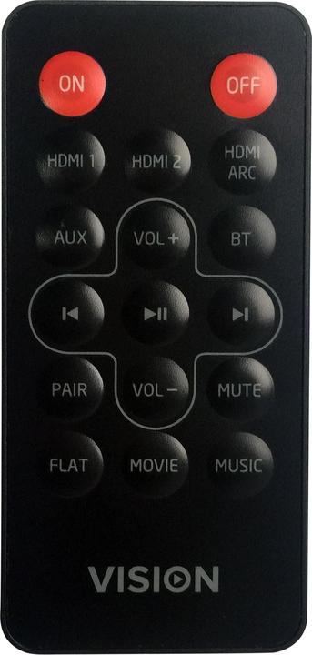 Actual product image Vision SB-1900P sound bar (90 W, Stereo)