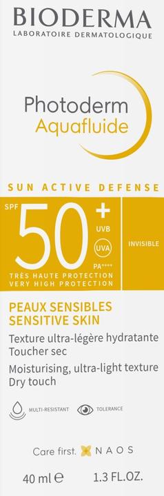 Produktbild Bioderma Photoderm Aquafluide SPF50+ neutre (Sonnencreme, SPF 50+, 40 ml)