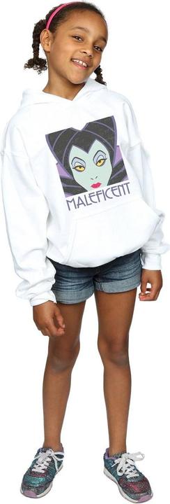Actual product image Disney Girls Maleficent Cropped Head Hoodie (140, 146)