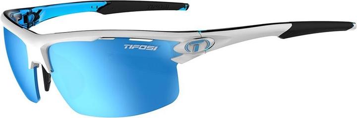 Actual product image Tifosi RIVET sunglasses matt white (3 lenses 14.7 % Clarion Blue, 41.4 % AC Red, 95.6 % Clear) (NEW)