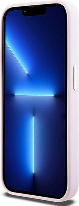 Produktbild DKNY DKHMP14LSMCHLP iPhone 14 Pro 6.1" różowy/pink hardcase Liquid Silicone Small Metal Logo MagSafe (Apple iPhone 14 Pro)
