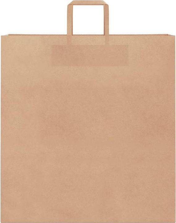 Immagine prodotto VidaXL Sacchetti di carta kraft 50 pezzi con maniglia marrone 45x17x48 cm (Borsa da regalo, 50 x)