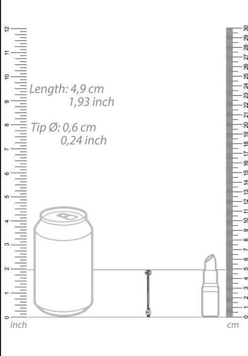 Image du produit Ouch! Urethral Sounding - Metal Plug - 6mm