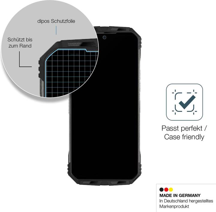 Image du produit Dipos Film de Protection d’écran Anti-Shock (2 pièce(s), Doogee V30T)
