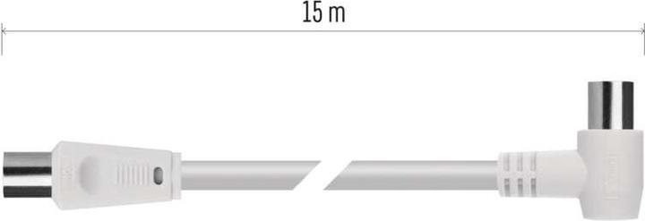 Productafbeelding Emos Antenne coaxkabel, afgeschermd 15m - haakse stekker (Antennekabel)