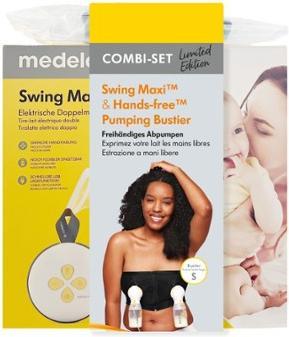 Immagine prodotto Medela Bundle Swing Maxi tiralatte e reggiseno per tiralatte a mani libere