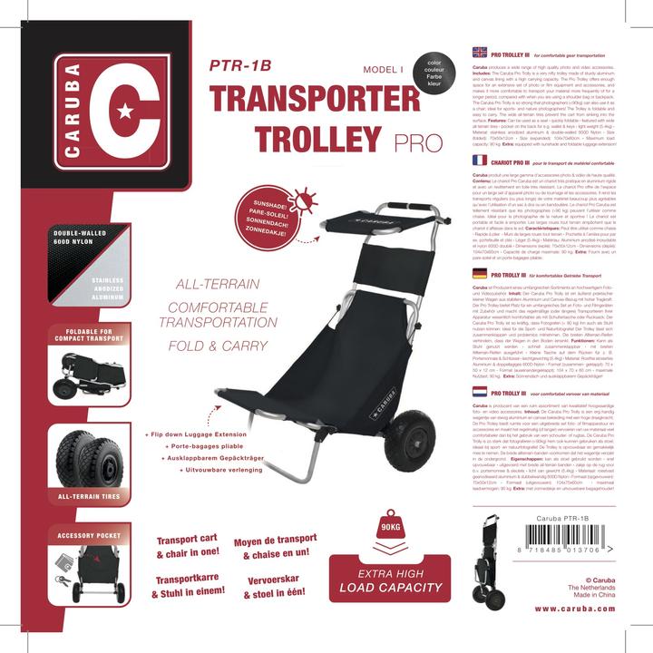 Produktbild Caruba Pro Trolley I Schwarz (Kamera Schultertasche, 1.50 l)