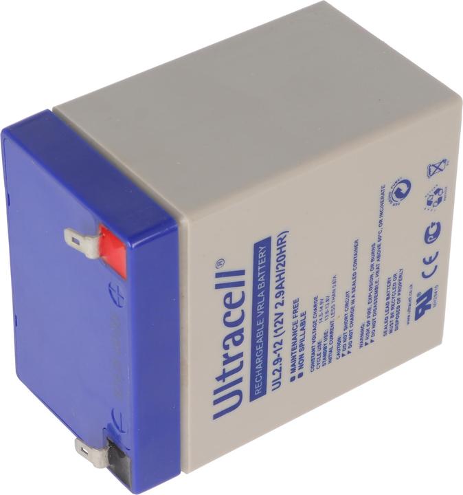 Actual product image Ultracell Battery UL2.9-12 (12 V, 2.90 Ah)