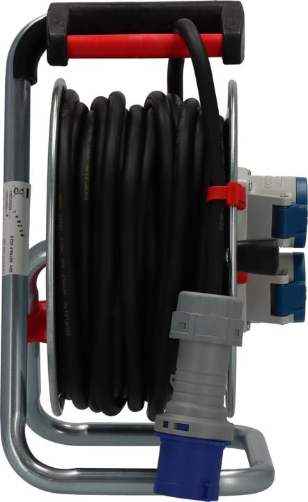 Image du produit Brennenstuhl Enrouleur de câble Garant SK 240, 2x prises CEE 230V/16A, fiche CEE 230V/16A, câble 20m H07RN-F (20 m, 2.50 mm²² mm)