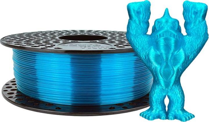 Actual product image AzureFilm Filament PLA TRANSPARENT, 1.75mm, 1kg, m (PLA, 1.75 mm, 1000 g, Transparent)