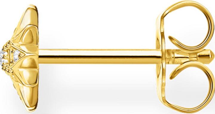Actual product image Thomas Sabo Stud earrings (single piece) (Gold plated, With stone(s), 925 silver)