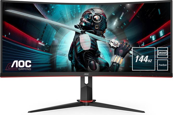 Actual product image AOC CU34G2X/BK (3440 x 1440 pixels, 34")