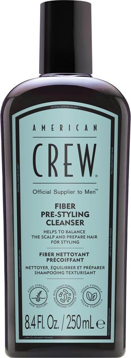 Actual product image American Crew Fiber Pre-Styling Cleanser, 250ml (250 ml, Liquid shampoo)