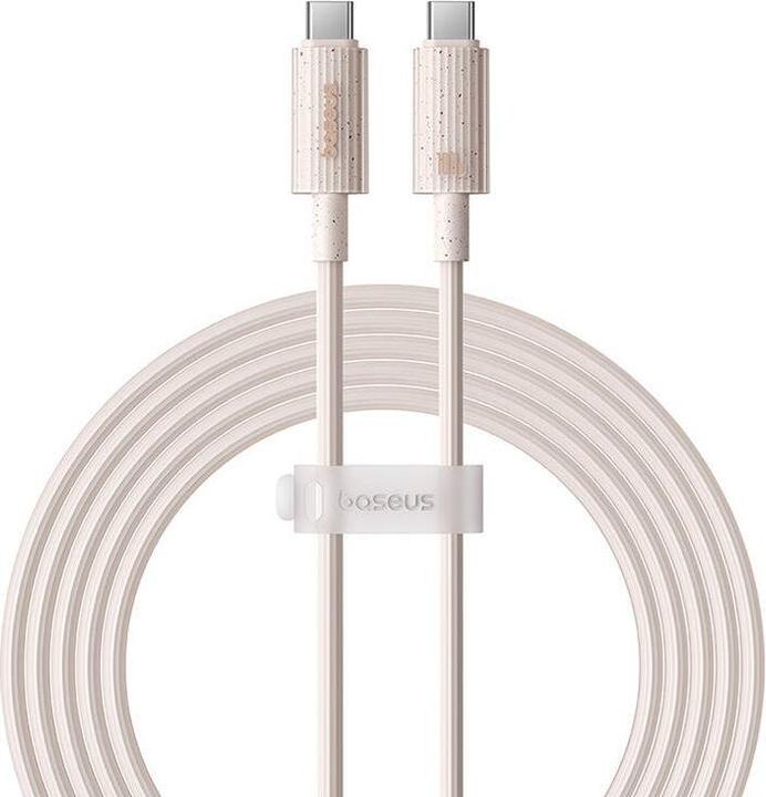 Produktbild Baseus Fast Charging cable USB-C to USB-C Habitat Series 2m 100W (pink) (2 m, USB 3.0, 100 W)