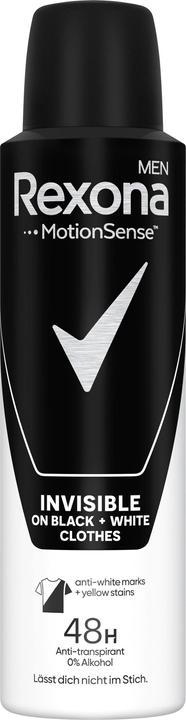 Rexona Invisible Black& White (Spray, 150 ml)