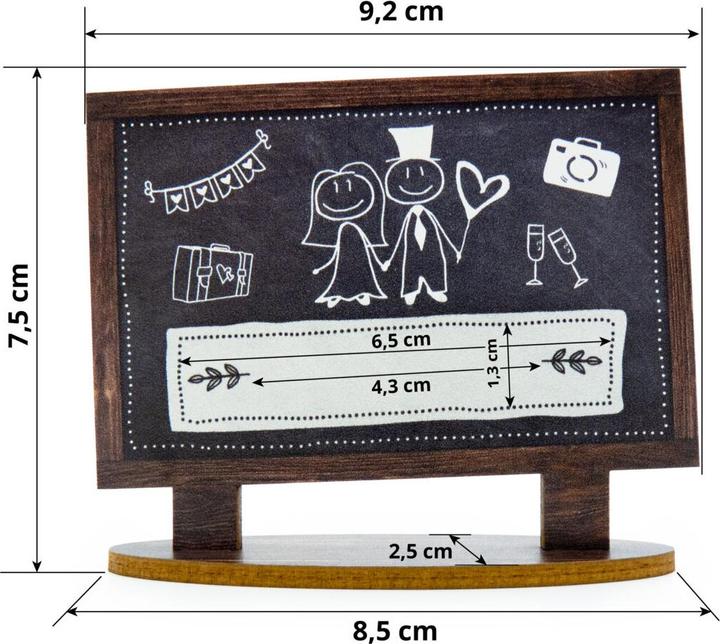 Image du produit familiawedding 10 cartes de table pour le mariage (10 pcs)