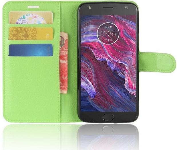 Immagine prodotto MU Classic Copertina classica in pelle con texture litchi (Motorola Moto X4)