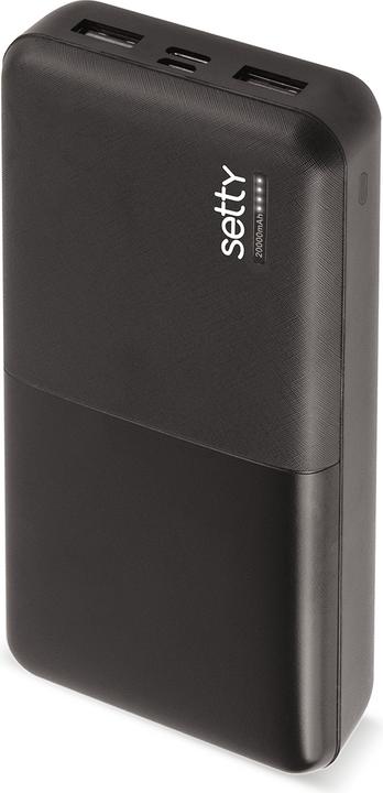 Produktbild Setty Power bank 20000 mAh black R (20000 mAh)