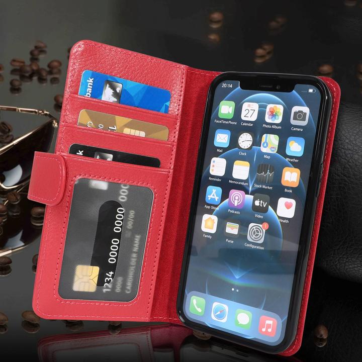 Produktbild Cadorabo 3 Kartenfächer Hülle (Apple iPhone 13 mini)