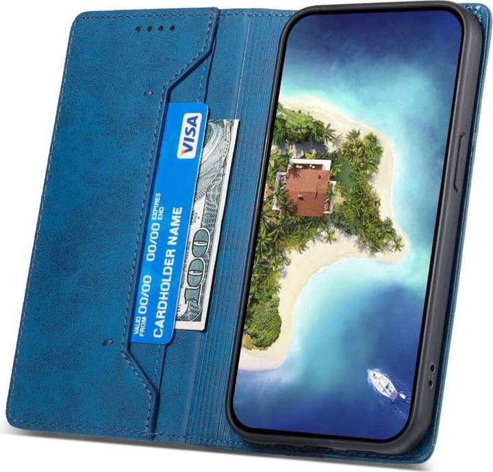 Produktbild Cover-Discount Google Pixel 7a - Hülle mit RFID Blocker blau (Google Pixel 7a)