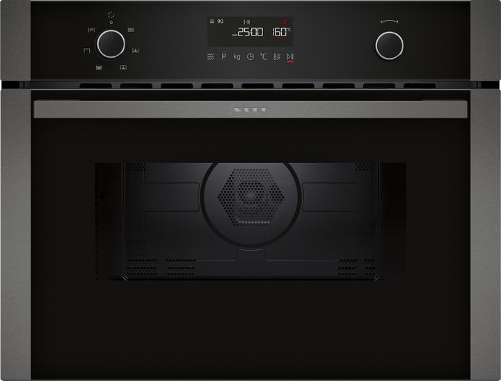 Neff N 50, built-in microwave with convection, 60 x 45 cm, Graphite-Grey, C1AMG84G1