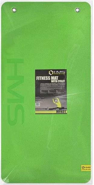 Actual product image HMS Club Fitness Mat with holes green Premium MFK01 (15 mm)