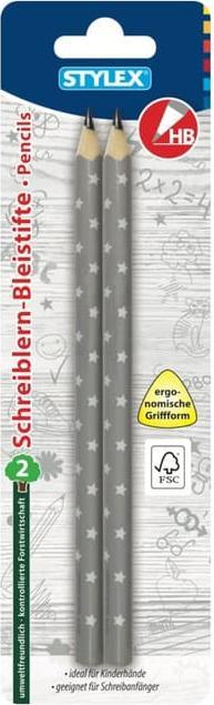 Actual product image Stylex 2s Learn-to-Write Pencils FSC 26017 (HB, 2 x)