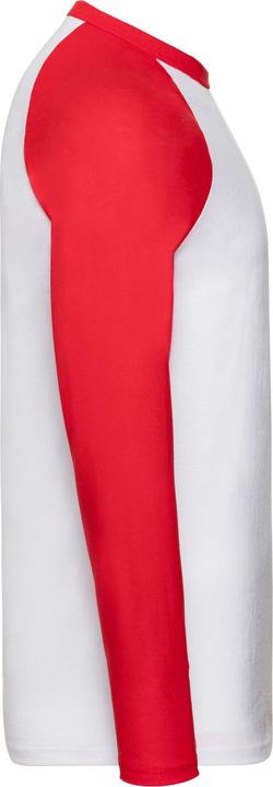 Produktbild Fruit of the Loom Adult Contrast Langarm Baseball TShirt (M)