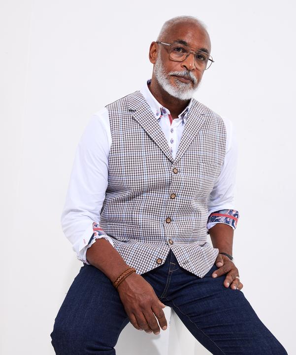 Produktbild Joe Browns Linen Blend Houndstooth Waistcoat (54)