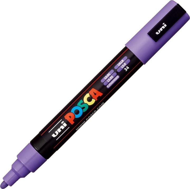 Immagine prodotto Posca Marchio PC-5M a punta tonda (Purple, 2.50 mm, 1 x)