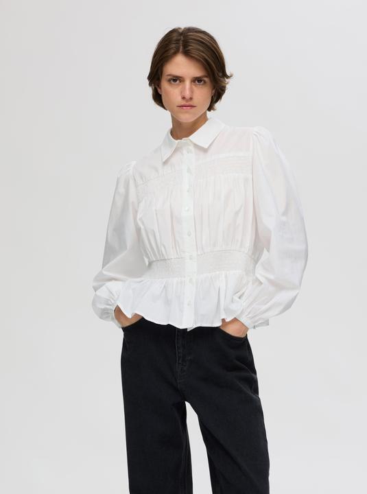Image du produit Selected Femme Haut smocké à manches longues (38)