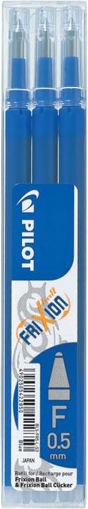 Pilot FriXion Set di ricarica à 3 (Mine di ricambio, Blu, 0.25 mm)