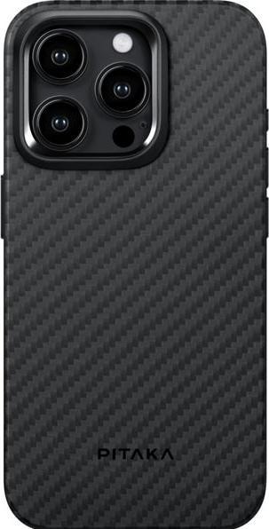 Pitaka MagEZ Case Pro for iP 15 Pro Max (Black/Grey Twill) 1500D (Apple iPhone 15 Plus)
