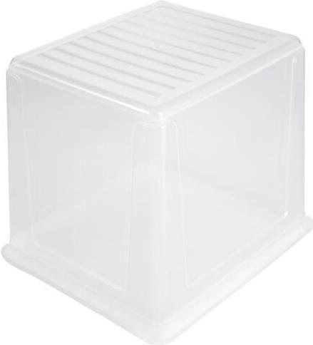 Actual product image keeeper 1058000100000 Storage box Rectangular Polypropylene (PP) Transparent (33.5 x 39 x 32 cm, 30 l)