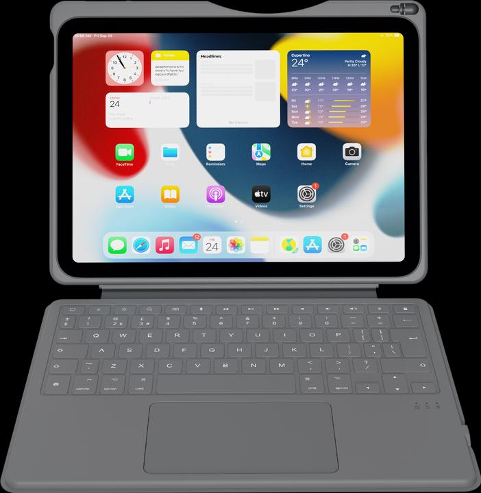 Produktbild Deqster Rugged Touch PLUS Keyboard iPad 10.9", Bluetooth, Deutsches Layout (QWERTZ) (DE, IPad 10.9")