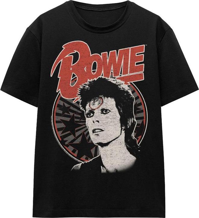 Actual product image David Bowie Unisex Adult Space Oddity T-Shirt (S)
