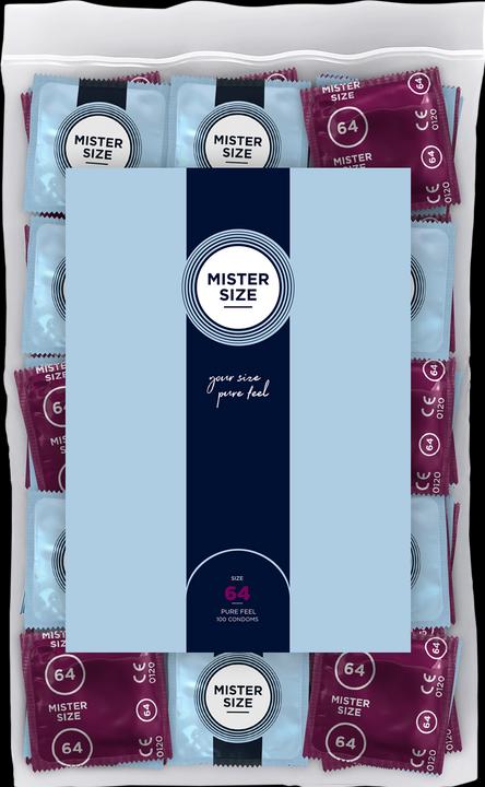 Actual product image Mister Size 64 mm (100 pcs.)