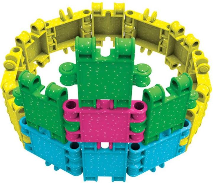 Actual product image Clics Building Blocks - Glitter Building Set 8in1