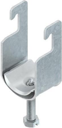 Immagine prodotto Niedax NIE BU50 Morsetto universale a U per 1 cavo D46-50mm zincato a caldo.