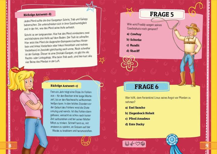 Image du produit Bibi & Tina - Das Quiz für Fans (Allemand, Svenja Dieken, Éditions Schwager & Steinlein, 2022)