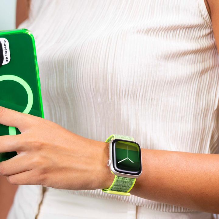 Produktbild Caseme Uhrenarmband für Apple Watch 38/40/41 mm mit Klettverschluss (41 mm, 38 mm, 40 mm, Nylon)
