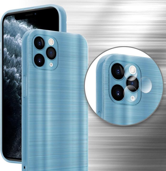 Produktbild Cadorabo Hülle für Apple iPhone 11 PRO im TPU Brushed Kameraschutz LM160 Style (Apple iPhone 11 Pro)