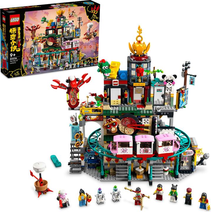 Actual product image LEGO City of lanterns (80036, LEGO Monkie Kid, LEGO Rare Sets)
