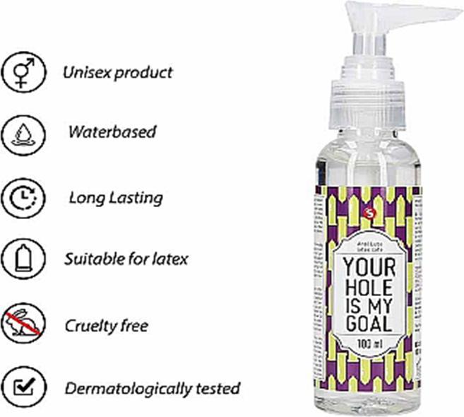 Actual product image Shots Anal Lube - Your Hole Is My Goal - 100 ml (100 ml)