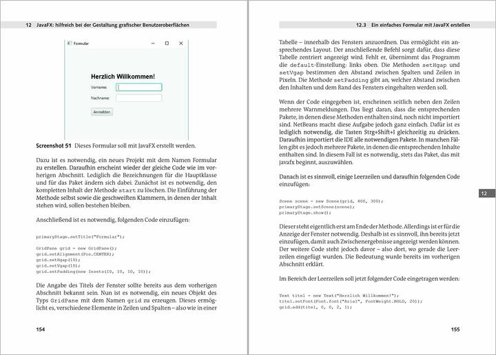 Actual product image Java Programmieren für Einsteiger (German, Michael Bonacina, 2019)