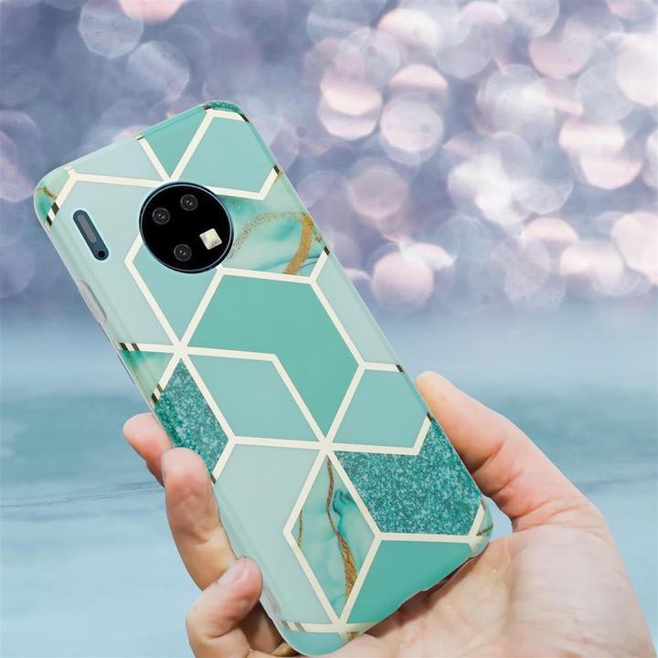 Actual product image Cadorabo IMD TPU Colorful Marble Cover (Mate 30)
