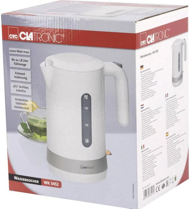 Actual product image Clatronic Electric kettle cordless WK 3452 (1.80 l)