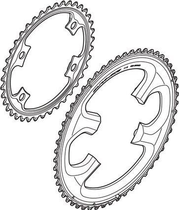 Image du produit Shimano Extérieur DURA-ACE 9050 Compact (50)